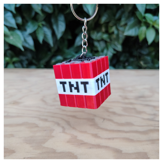 TNT Minecraft Llavero